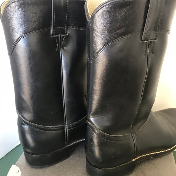 Silverton Black Leather Mid-calf Boot - Picture 4 of 8